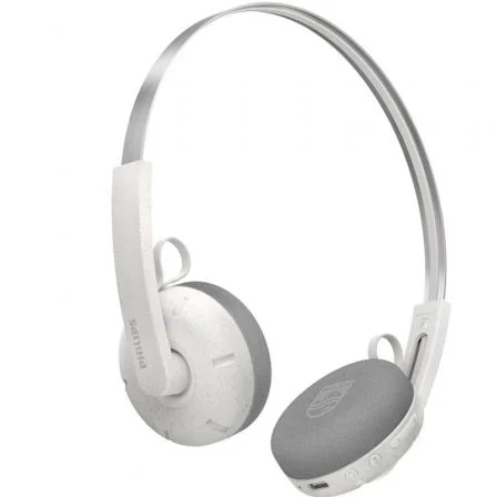 Philips TAH2000WT Auriculares Inalámbricos Diadema Bluetooth 5.4 con Micrófono, 26h Batería, Almohadillas Repuesto, App, Color Blanco